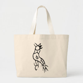 Bolso De Tela Gigante El maravilloso Zodiac-Rooster chino #001-