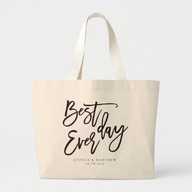 Bolso De Tela Gigante El mejor día de la historia (Frente)