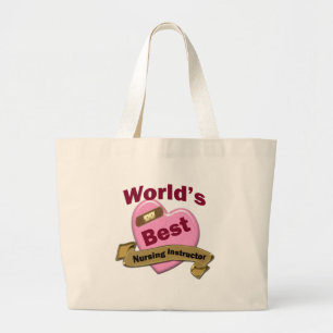 Bolso De Tela Gigante El mejor instructor de la enfermería del mundo
