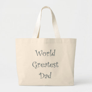 Bolso De Tela Gigante El mejor papá del mundo