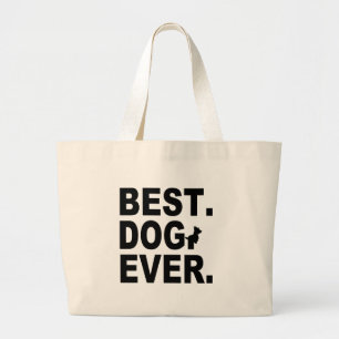 BOLSO DE TELA GIGANTE EL MEJOR PERRO DEL ESCOCÉS NUNCA
