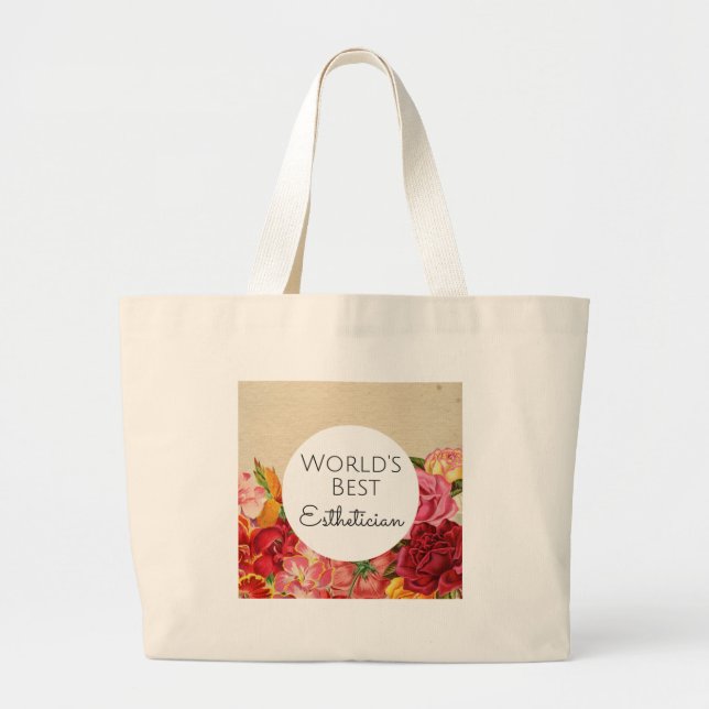Bolso De Tela Gigante El mejor regalo estético del mundo (Frente)
