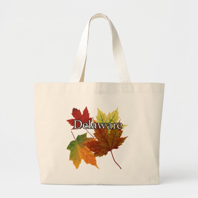BOLSO DE TELA GIGANTE EL OTOÑO SALE EN DELAWARE (Frente)