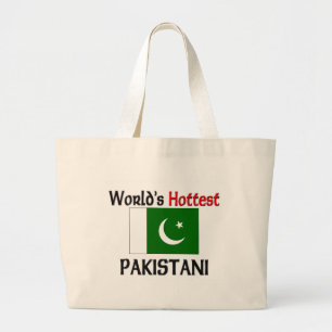 Bolso De Tela Gigante El pakistaní más caliente del mundo