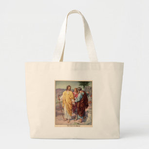 Bolso De Tela Gigante El paseo al emmaus