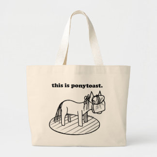 Bolso De Tela Gigante ¡El Ponytoast original!