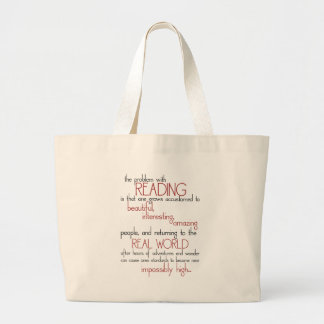 Bolso De Tela Gigante El problema con la lectura