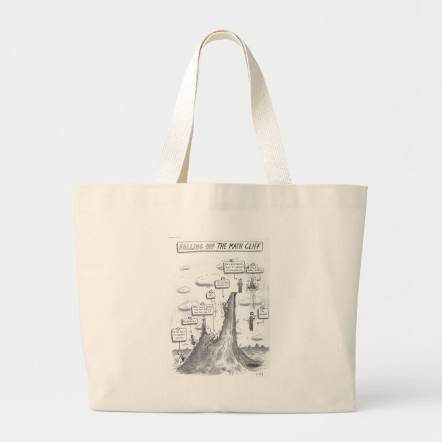 Bolso De Tela Gigante El proceso de la matemáticas (Frente)