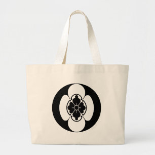 Bolso De Tela Gigante El reposo familiar japonés (KAMON) del Hotta