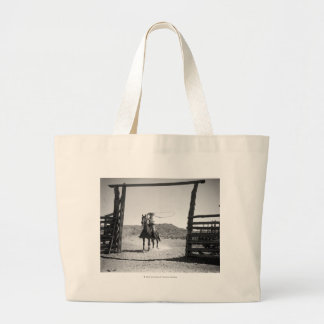 Bolso De Tela Gigante El roping del vaquero