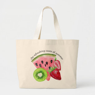 Bolso De Tela Gigante El sabor refrescante del verano