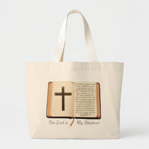 Bolso De Tela Gigante El señor es mi pastor