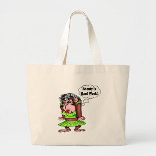Bolso De Tela Gigante El ser hermoso es trabajo duro