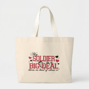 Bolso De Tela Gigante El soldado es una gran cosa