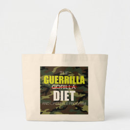 Bolso De Tela Gigante El tote del jumbo de la dieta de la guerrilla