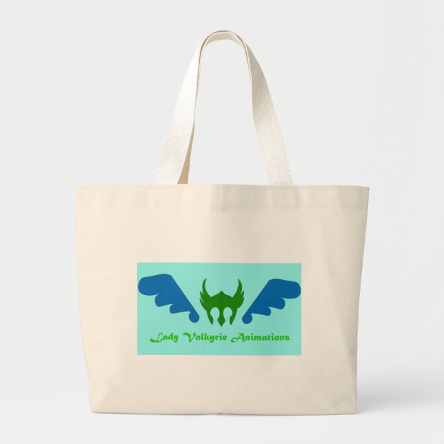 Bolso De Tela Gigante El Tote Lady Valkyrie (Frente)