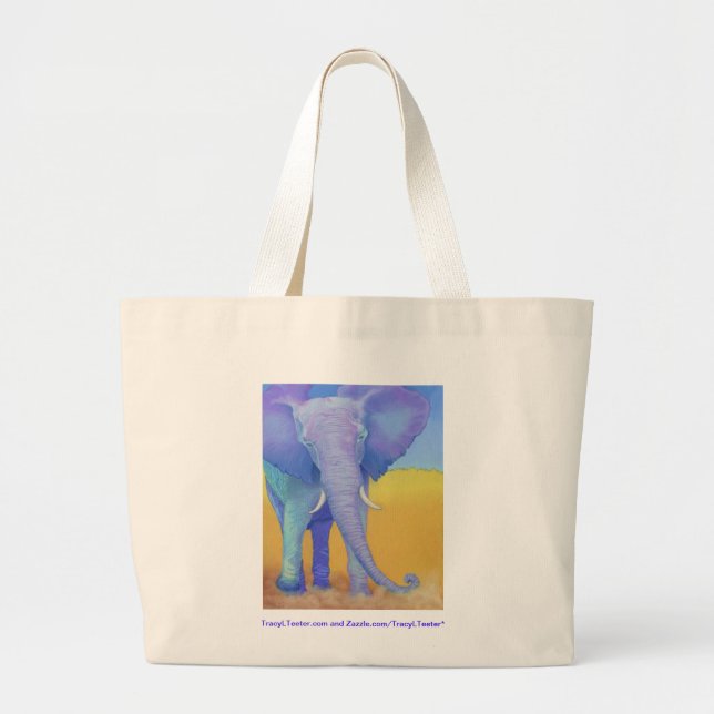 Bolso De Tela Gigante elefante (Frente)