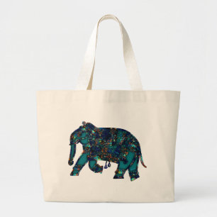 Bolso De Tela Gigante Elefante del ónix
