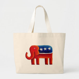 Bolso De Tela Gigante Elefante Republicano