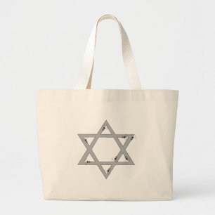 Bolso De Tela Gigante elegant star of david