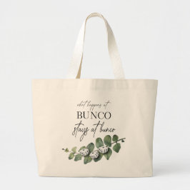 Bolso De Tela Gigante Elegante Eucalyptus Dice Bunco