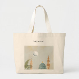 Bolso De Tela Gigante Elegante Masjid Personalizado An-Nabawi Hajj Mabru