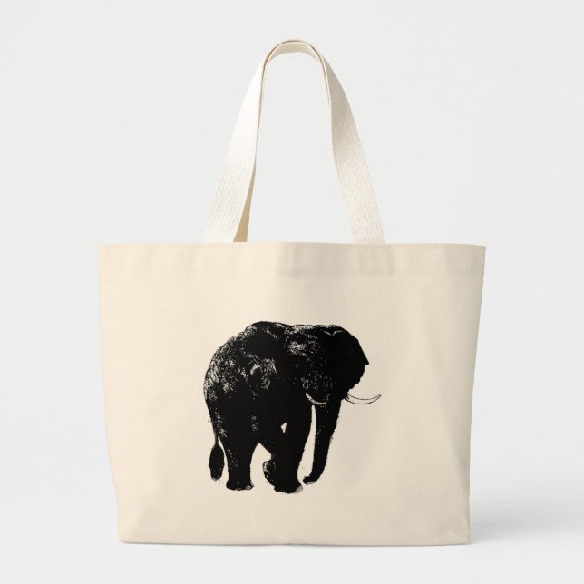 Bolso De Tela Gigante Elephant Tote Bag (Frente)