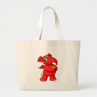 Bolso De Tela Gigante Elephante rojo alegre
