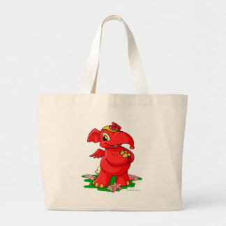 Bolso De Tela Gigante Elephante rojo alegre en Shenkuu