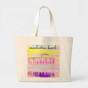 Bolso De Tela Gigante Embarcadero California de Manhattan Beach en
