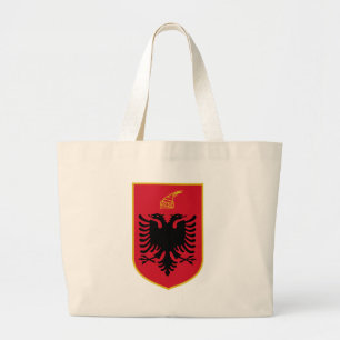 Bolso De Tela Gigante emblema de albania