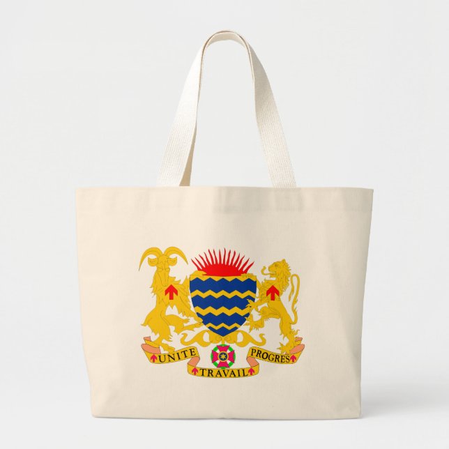 Bolso De Tela Gigante emblema de Chad (Frente)
