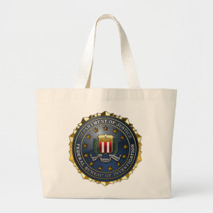 Bolso De Tela Gigante Emblema del FBI