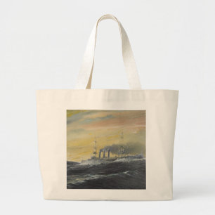 Bolso De Tela Gigante Emden monta el Océano Índico 1914 2011 de las