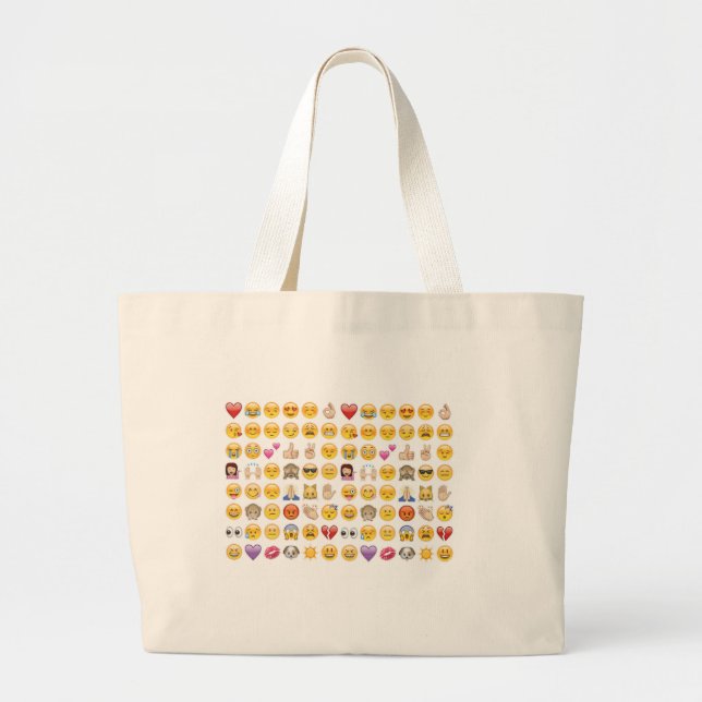 Bolso De Tela Gigante emoji (Frente)
