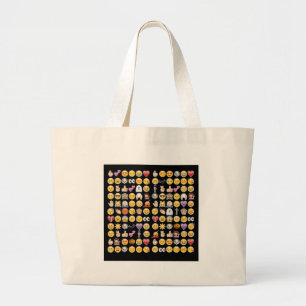 Bolso De Tela Gigante emoji de halloween