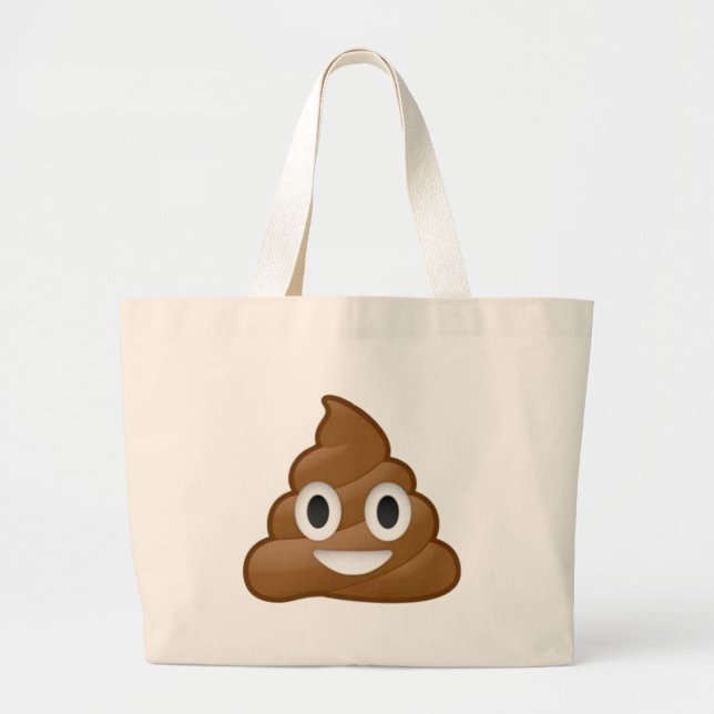 Bolso De Tela Gigante Emoji del impulso (Frente)