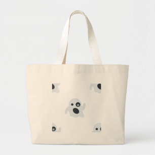 Bolso De Tela Gigante emoji fantasma