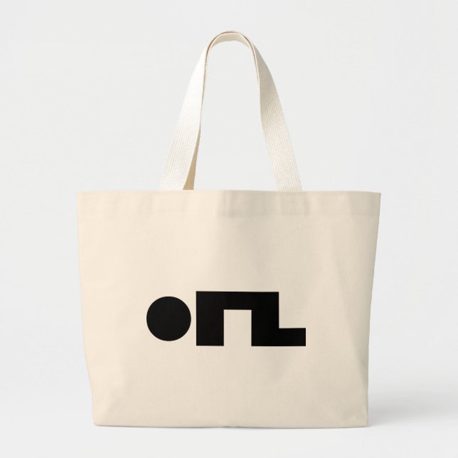 Bolso De Tela Gigante EMOJI ORZ Emoticon Kaomoji (Frente)