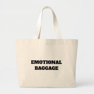 Bolso De Tela Gigante ‘Emotional Baggage’ Tote Bag