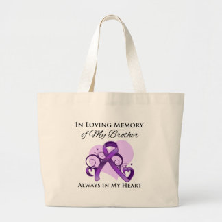 Bolso De Tela Gigante En memoria de mi hermano - Cáncer de páncreas