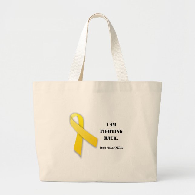 Bolso De Tela Gigante 'Endo Fight' (Frente)