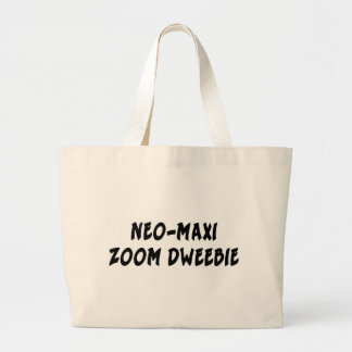 BOLSO DE TELA GIGANTE ENFOQUE DWEEBIE DE NEO-MAXI