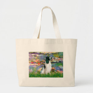 Bolso De Tela Gigante English Springer 7 - Lirios 2