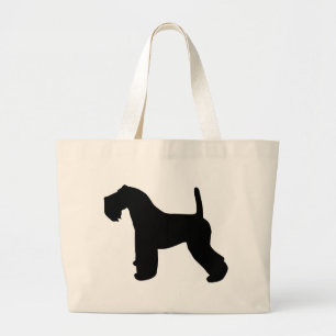 Bolso De Tela Gigante Engranaje de Terrier de azul de Kerry