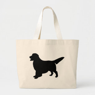 Bolso De Tela Gigante Engranaje del golden retriever
