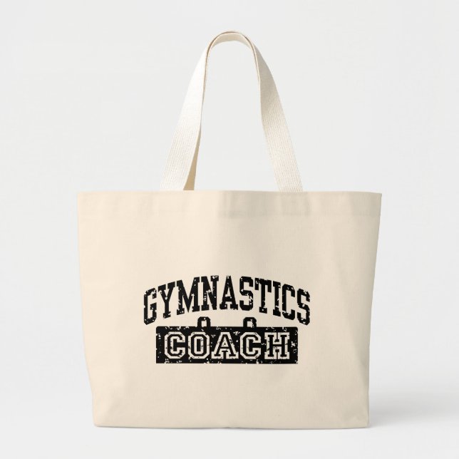 Bolso De Tela Gigante Entrenador de gimnasia (Frente)