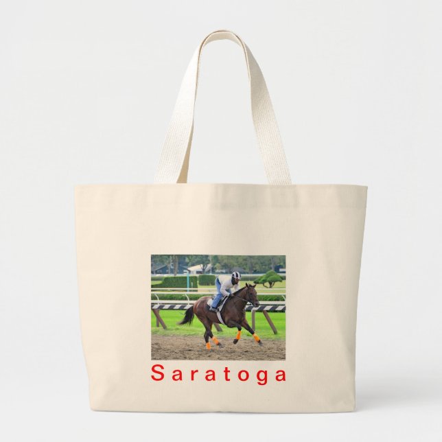 Bolso De Tela Gigante Entrenamientos de la mañana de Saratoga (Frente)