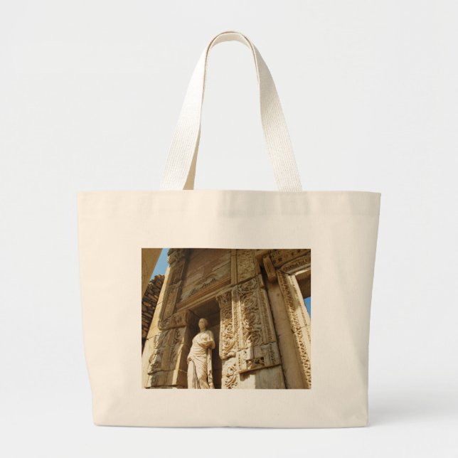 Bolso De Tela Gigante Ephesus Turquía - biblioteca cent3igrada en (Frente)