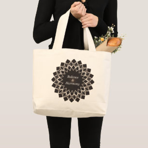 Bolso De Tela Gigante Equilibrio y Armonía